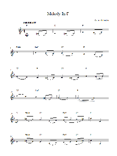 Melody In F von Anton Rubinstein (Download) 