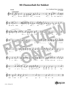 Mi Chamochah for Sukkot von Traditional Nusach (Download) 