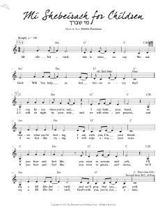 Mi Shebeirach for Children (Download) 