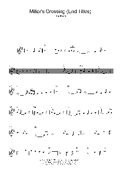 Miller's Crossing von Carter Burwell (Download) 