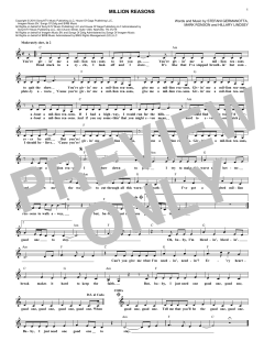 Million Reasons von Lady Gaga (Download) 