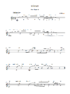 Minuet von Georg Friedrich Händel (Download) 