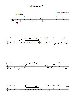 Minuet In G (Download) 