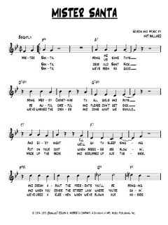 Mister Santa von Pat Ballard (Download) 