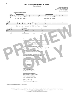 Mister Tom Hughes's Town von Lead Belly (Download) 