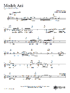 Modeh Ani von Dan Nichols (Download) 