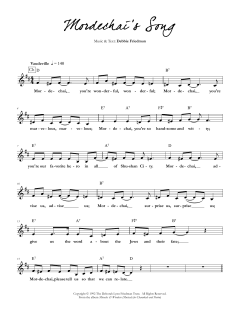 Mordechai's Song (Download) 