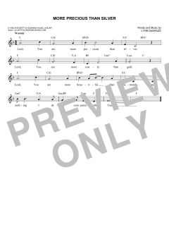 More Precious Than Silver (Download) 