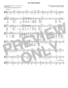 My Cherie Amour von Stevie Wonder (Download) 