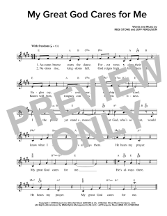 My Great God Cares For Me von Traditional (Download) 