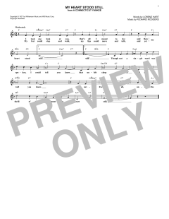 My Heart Stood Still von Richard Rodgers (Download) 