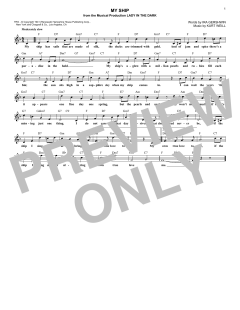 My Ship von Kurt Weill (Download) 