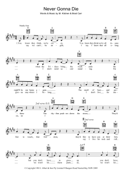 Never Gonna Die von The Choirboys (Download) 