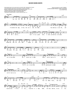 Never Worn White von Katy Perry (Download) 