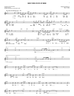 New York State Of Mind von Billy Joel (Download) 