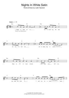 Nights In White Satin von The Moody Blues (Download) 