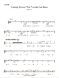 Nobody Knows The Trouble I've Seen (Download) 