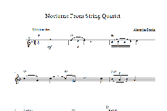 Nocturne From String Quartet von Alexander Borodin (Download) 