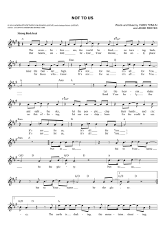 Not To Us von Chris Tomlin (Download) 