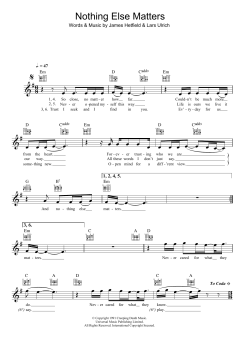 Nothing Else Matters von Metallica (Download) 