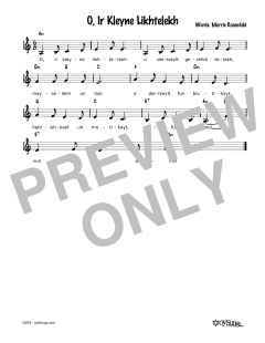 O, Ir Kleine Lichtelech von Morris Rosenfeld (Download) 
