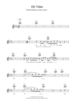 Oh Yoko von John Lennon (Download) 