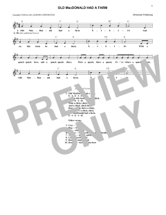 Old Macdonald Had A Farm (Download) 