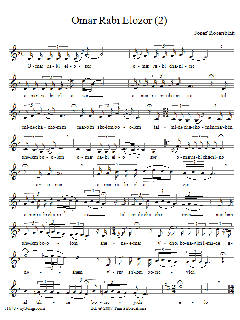 Omar Rabi Elozor 2 von Yossele Rosenblatt (Download) 