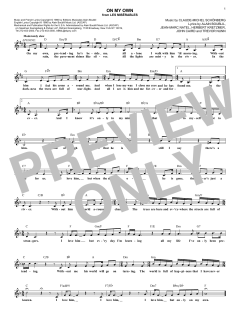 On My Own von John Caird (Download) 