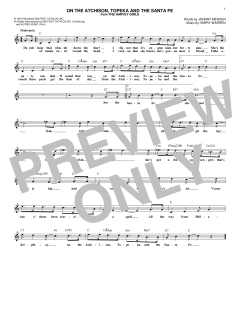 On The Atchison, Topeka And The Santa Fe von Judy Garland (Download) 