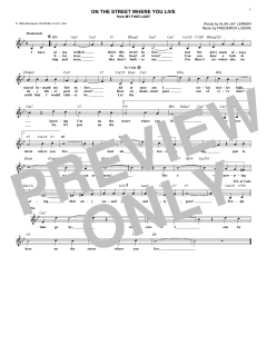 On The Street Where You Live von Vic Damone (Download) 