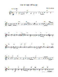 On Wings Of Song von Felix Mendelssohn (Download) 