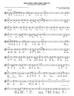 Once Upon A Time In New York City von Barry Mann (Download) 