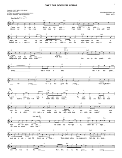 Only The Good Die Young von Billy Joel (Download) 