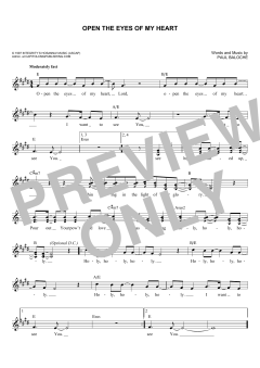 Open The Eyes Of My Heart von Sonicflood (Download) 