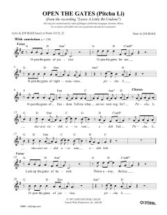 Open The Gates (Download) 