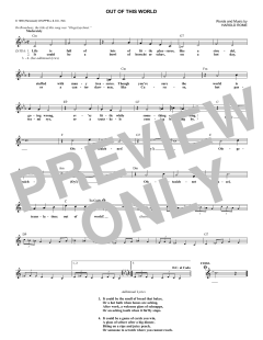 Out Of This World von Harold Rome (Download) 