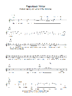 Paperback Writer von The Beatles (Download) 