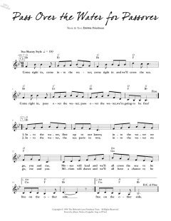 Pass Over the Water for Passover (Download) 