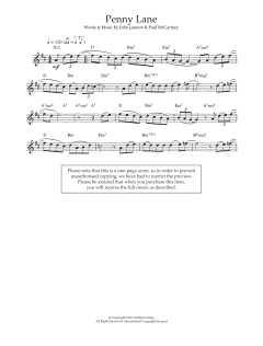 Penny Lane von The Beatles (Download) 