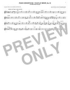 Piano Concerto No. 1 In B-Flat Minor, Op. 23, First Movement Excerpt (Download) 