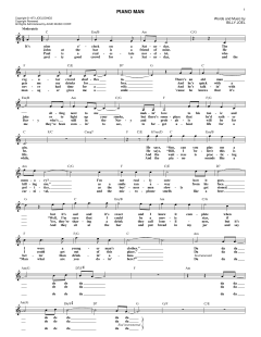 Piano Man von Billy Joel (Download) 
