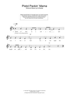 Pistol Packin' Mama von Al Dexter (Download) 