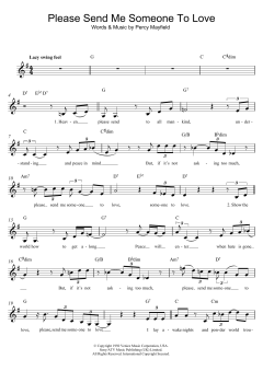 Please Send Me Someone To Love von Percy Mayfield (Download) 