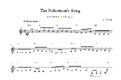 Policeman's Song From The Pirates Of Penzance von Arthur Seymour Sullivan (Download) 