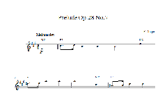 Prelude In A Major, Op. 28, No. 7 von Frédéric Chopin (Download) 