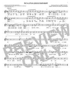 Put A Little Love In Your Heart von Jackie DeShannon (Download) 