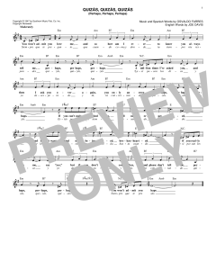 Quizás, Quizás, Quizás von Joe Davis (Download) 