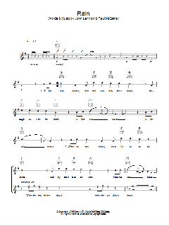 Rain von The Beatles (Download) 