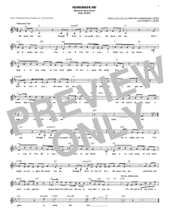 Remember Me von Robert Lopez (Download) 